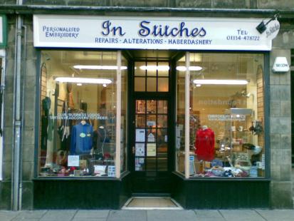 InStitches - Shop front at 22 Bell Street, St Andrews, Fife